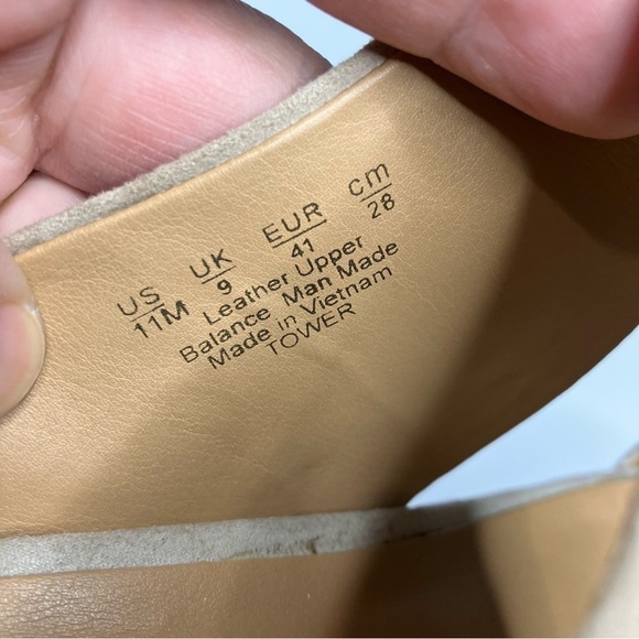 Franco Sarto tower block Heel sandals tan size 11 - Picture 6 of 7